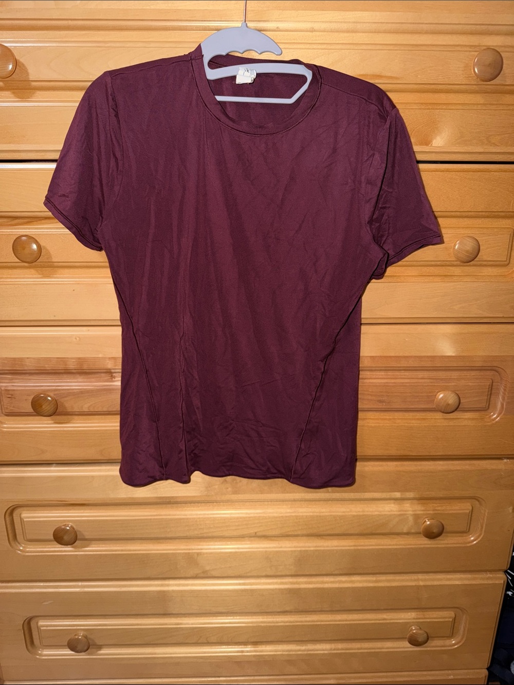 Women's Lululemon Burgundy  Short Sleeve